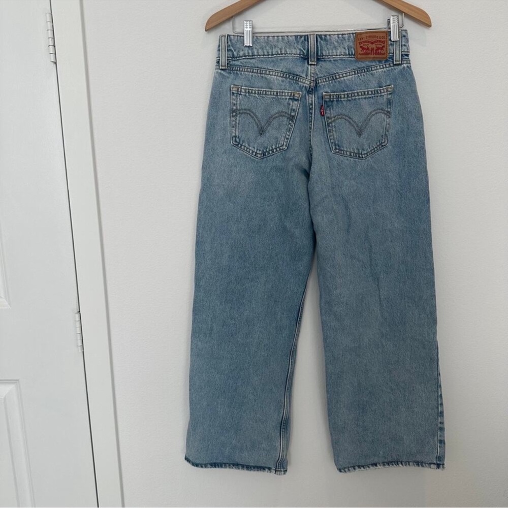 Levi's Superlow loose wide leg baggy low rise jeans 28 - Picture 3 of 4